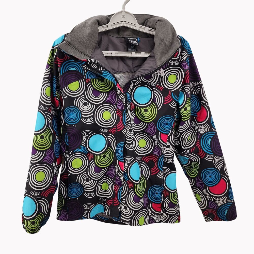 The North Face Girls XL 18 Jacket Multicolor Hooded Polyester Outdoor Coat